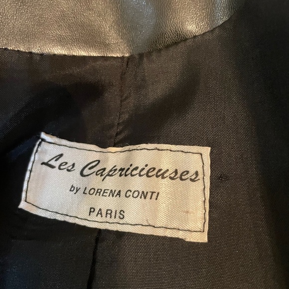 Lorena Conti black pleather jacket - Picture 10 of 13